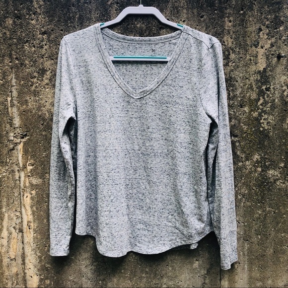 SO Tops - SO Favorite V-Neck Long Sleeve Shirt